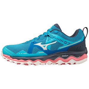 Tenis Para Correr Mizuno Wave Mujin 7 Mujer Azules/Blancos/Rosas | Mexico-715296